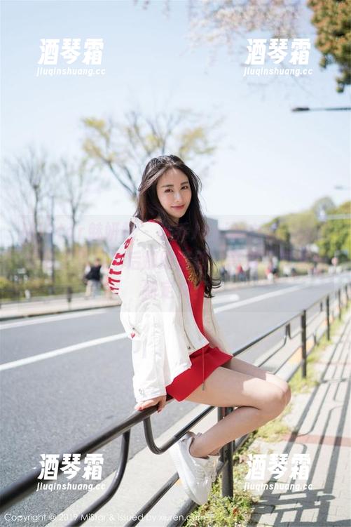 MiStar魅妍社 - 小乔Joyi的白裙，让我想起了夏日午后那股清新，高清写真集重新定义！