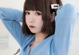 在资源的海洋中游向小圆，白色软绵绵私拍等着你来摸索！