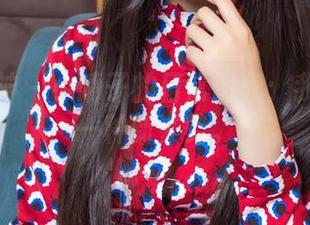 头条女神 – 小晴子的日常图集：我发现了一种新姿势。